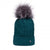 Front - Hy Unisex Adult Vanoise Bobble Cable Knit Beanie