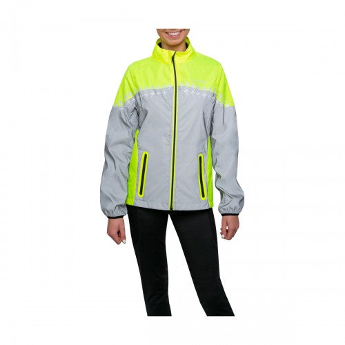 Front - Silva Flash Womens/Ladies Lightweight Reflective Jacket
