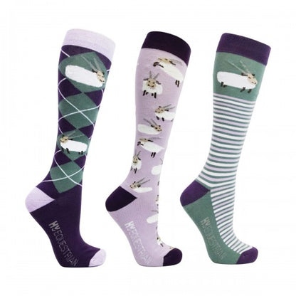 Front - Hy Womens/Ladies Socks (Pack of 3)