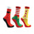 Front - Hy Childrens/Kids Festive Feet Christmas Socks (Pack of 3)