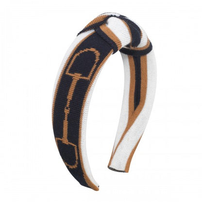 Front - Waring Brooke Womens/Ladies Snaffle Detail Hairband