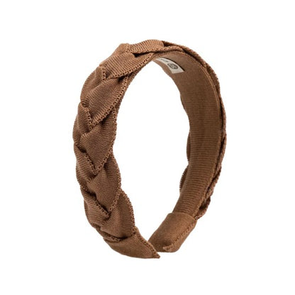 Front - Waring Brooke Womens/Ladies Plain Plait Headband
