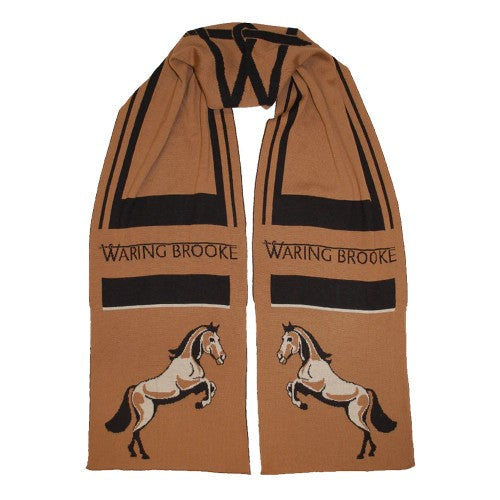 Front - Waring Brooke Unisex Adult Horse Scarf