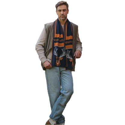 Front - Waring Brooke Womens/Ladies Majestic Stag Scarf