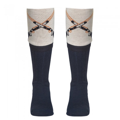 Front - Waring Brooke Unisex Adult Gun Boot Socks