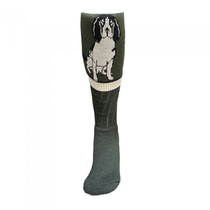 Front - Waring Brooke Unisex Adult Springer Spaniel Socks