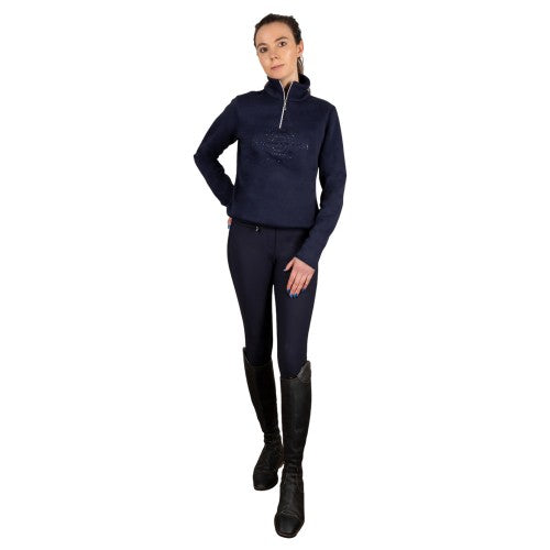 Front - Coldstream Womens/Ladies Hamilton Sparkle Long-Sleeved Show Shirt