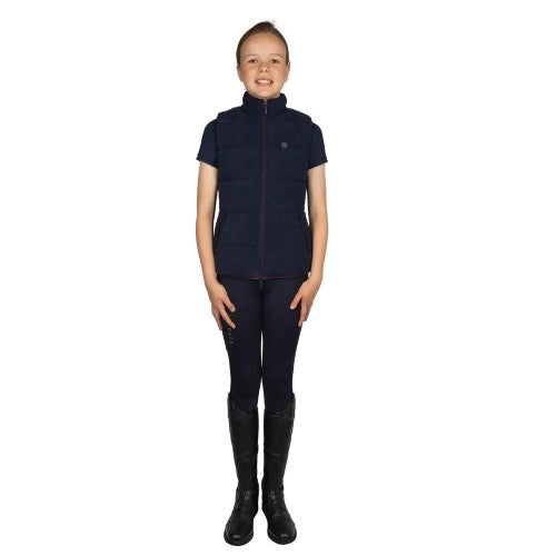 Front - Hy Girls Elevate Heritage Teddy Fleece Gilet