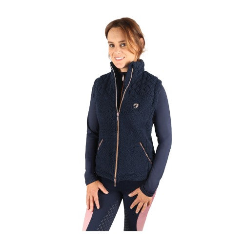 Front - Hy Womens/Ladies Elevate Heritage Teddy Fleece Gilet