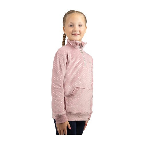 Front - Little Rider Girls Sydney Star Fleece Top