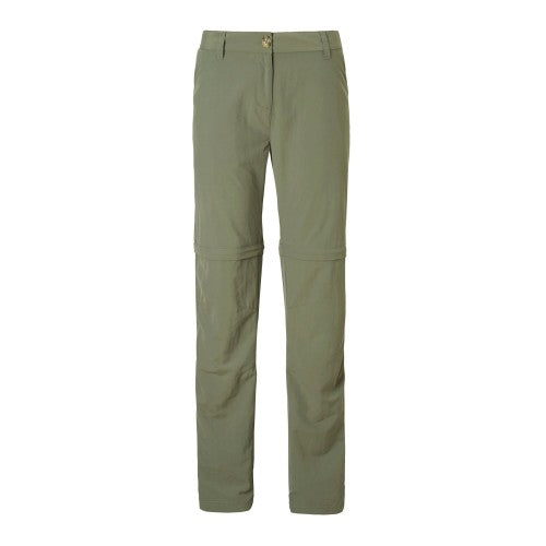 Front - Craghoppers Womens/Ladies NosiLife III Convertible Trousers