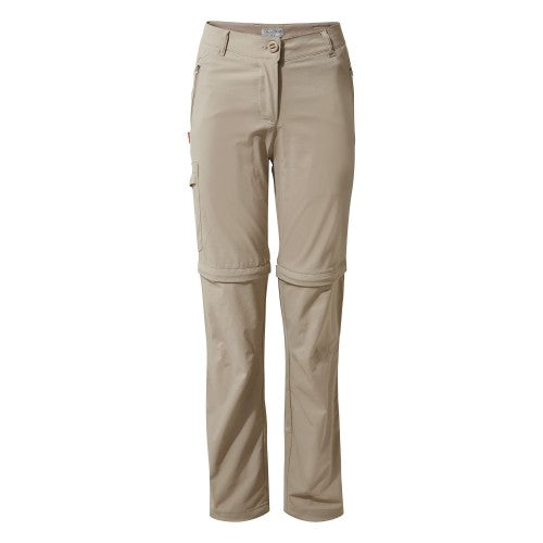 Front - Craghoppers Womens/Ladies Nosilife Pro II Convertible Trousers