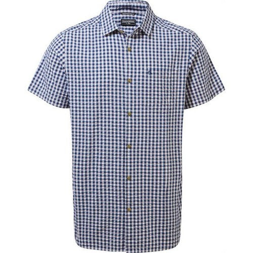 Front - Craghoppers Mens Centro Short-Sleeved Shirt