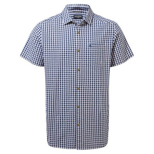 Front - Craghoppers Mens Centro Short-Sleeved Shirt