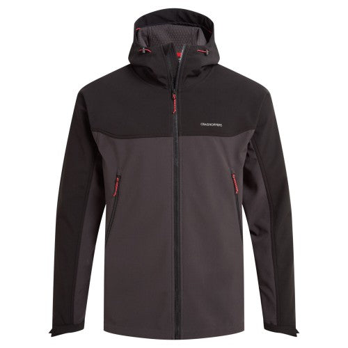 Front - Craghoppers Mens Seer Hooded Waterproof Jacket