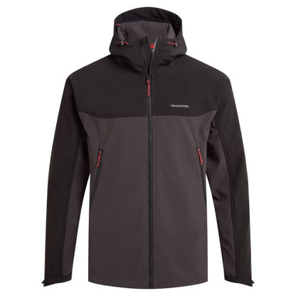 Front - Craghoppers Mens Seer Hooded Waterproof Jacket