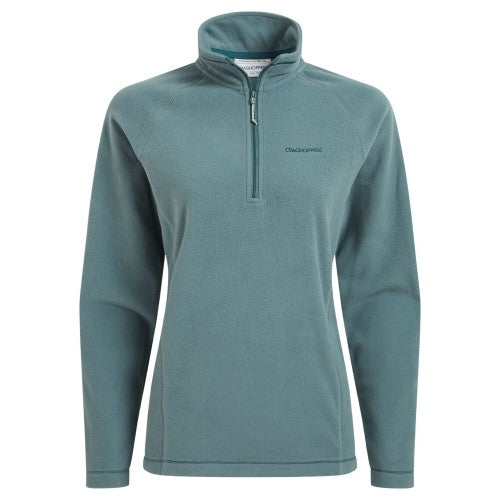 Spiced Apricot - Front - Craghoppers Womens-Ladies Nation Trust Miska Half Zip Fleece Top