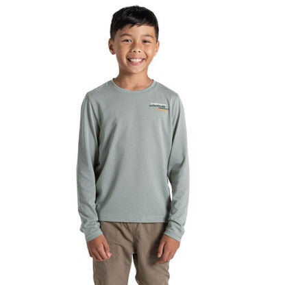 Front - Craghoppers Childrens/Kids Cruz Nosilife Long-Sleeved T-Shirt