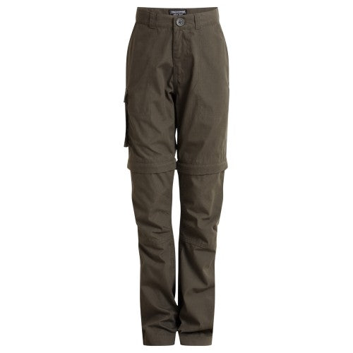 Front - Craghoppers Childrens/Kids Kiwi II Convertible Cargo Trousers