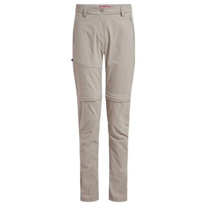 Front - Craghoppers Womens/Ladies Pro III Nosilife Convertible Trousers