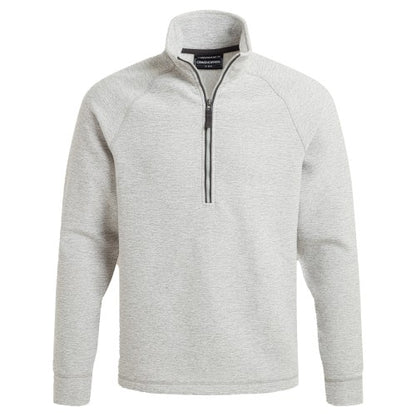 Niagara Blue Marl - Front - Craghoppers Mens Barn Quarter Zip Fleece Top