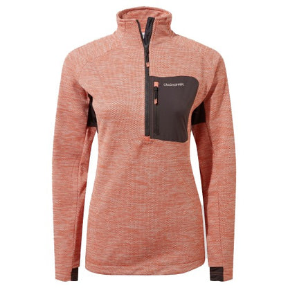 Front - Craghoppers Womens/Ladies Trina Quarter Zip Fleece Top