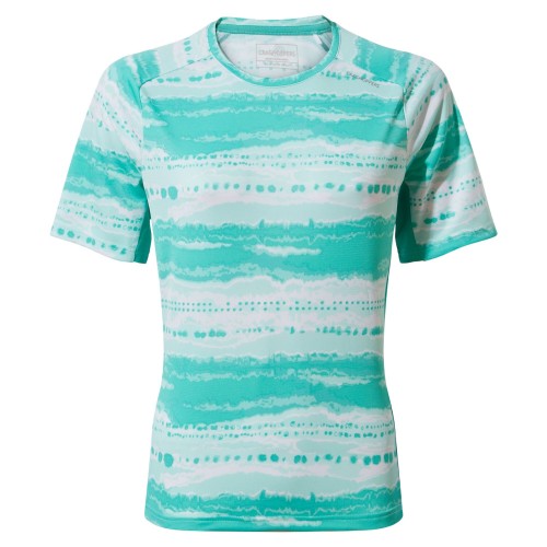 Front - Craghoppers Womens/Ladies Dynamic Pro Ocean Short-Sleeved T-Shirt