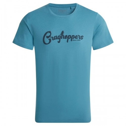 Front - Craghoppers Mens Lucent II Logo Short-Sleeved T-Shirt