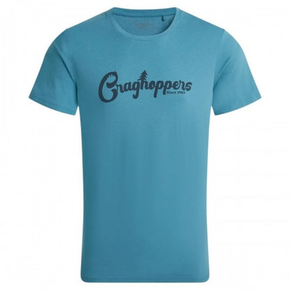 Front - Craghoppers Mens Lucent II Logo Short-Sleeved T-Shirt