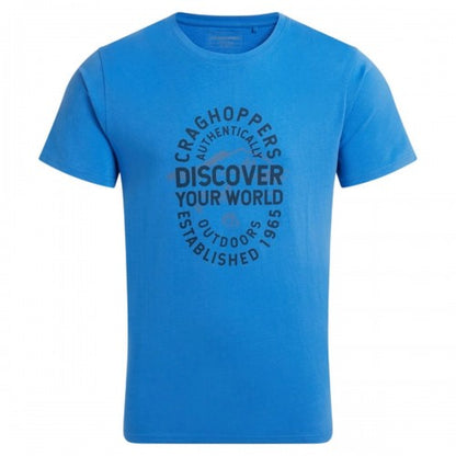 Front - Craghoppers Mens Lucent II Slogan Short-Sleeved T-Shirt