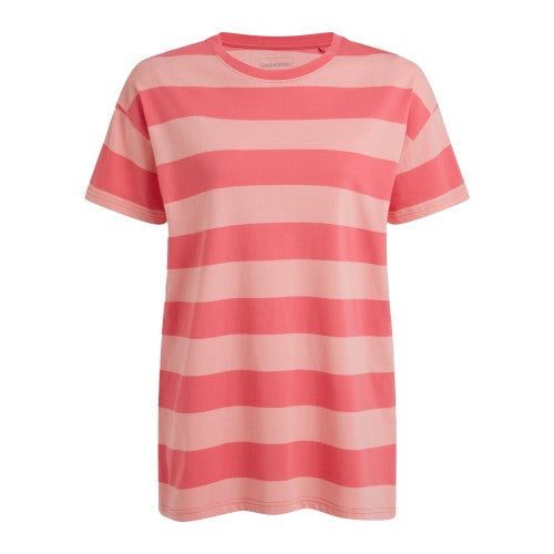 Front - Craghoppers Womens/Ladies Yago Contrast Striped T-Shirt