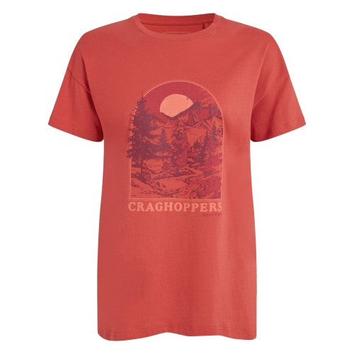 Front - Craghoppers Womens/Ladies Yago Mountain T-Shirt