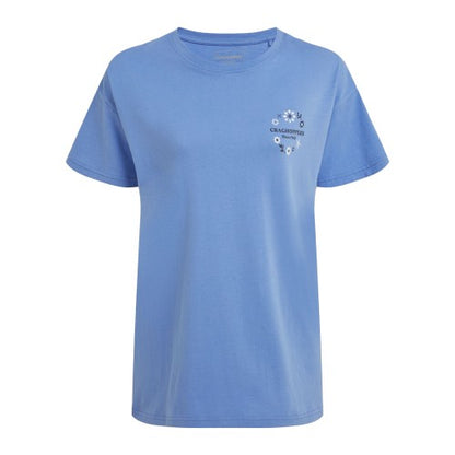 Front - Craghoppers Womens/Ladies Yago Sea Floral Back Print Short-Sleeved T-Shirt