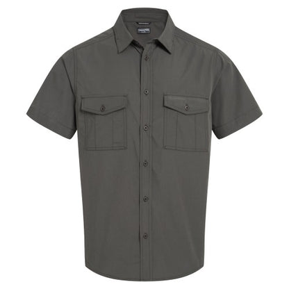 Front - Craghoppers Mens Kiwi II Short-Sleeved Shirt