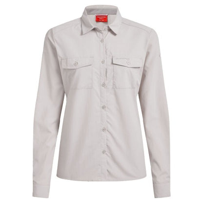 Front - Craghoppers Womens/Ladies Loukkos Nosilife Long-Sleeved Shirt