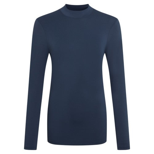 Front - Craghoppers Womens/Ladies Nosilife Mock Neck Long-Sleeved Golf T-Shirt