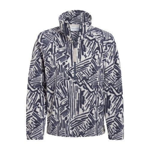 Front - Craghoppers Womens/Ladies Annjela Graphic Print Half Zip Fleece Top