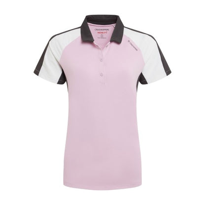 Front - Craghoppers Womens/Ladies Hazelmere Nosilife Short-Sleeved Golf Polo Shirt