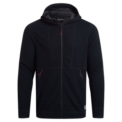 Front - Craghoppers Mens Compresslite Hooded Fleece Jacket