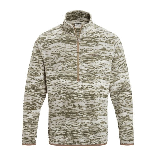 Front - Craghoppers Mens National Trust Irt Print Fleece Top