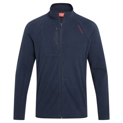 Front - Craghoppers Mens Bromsgrove Nosilife Full Zip Golf Fleece Jacket