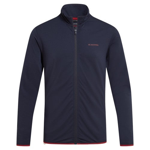 Front - Craghoppers Mens Copthorne Nosilife Full Zip Golf Fleece Jacket