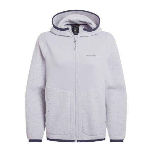 Storm Grey - Front - Craghoppers Womens-Ladies Telesto Fleece Hooded Jacket