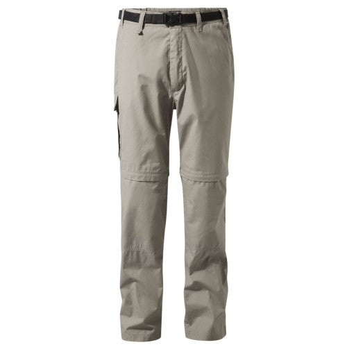Front - Craghoppers Mens Kiwi Peached Convertible Trousers
