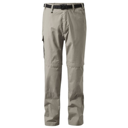 Front - Craghoppers Mens Kiwi Peached Convertible Trousers