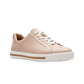 Front - Clarks Womens/Ladies Un Maui Lace Leather Trainers