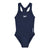 Front - Speedo Girls Medalist Eco Endurance+ One Piece Swimsuit