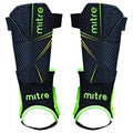 Front - Mitre Unisex Adult Delta Shin Guards (Pack of 2)