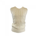 Front - Carta Sport Boys Plain Cricket Sweater Vest