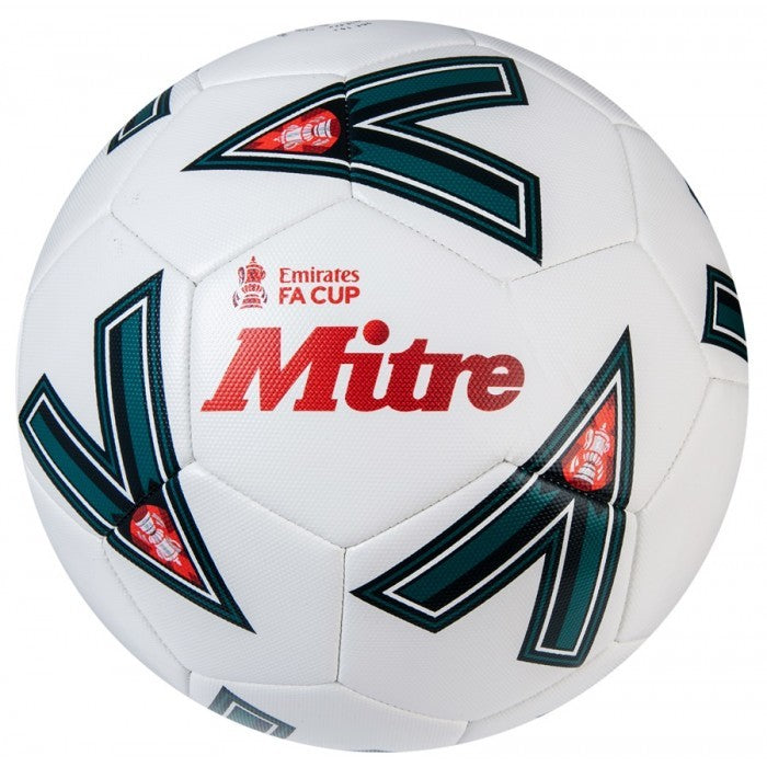 White - Front - Mitre Delta Replica FA Cup Football